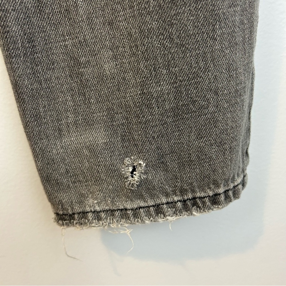 Ba&shHigh Waisted Grey Wide Leg "Lady Jeans Size M - Picture 14 of 14